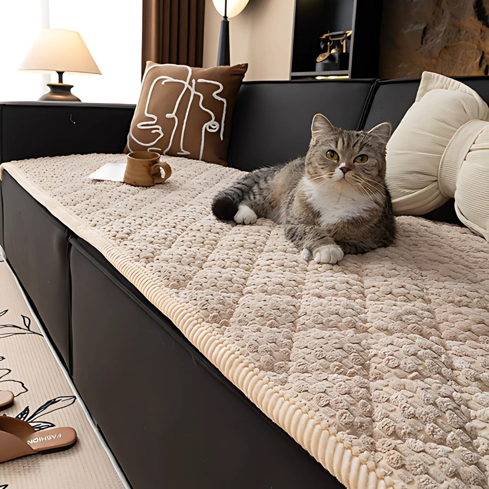 Pet-Proof Quilted Couch Protector Slipcover