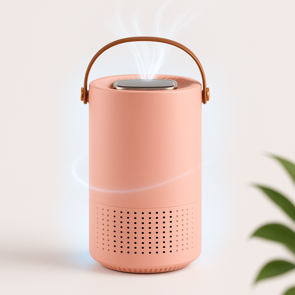 Compact HEPA Air Purifier with 3-Stage Filtration System