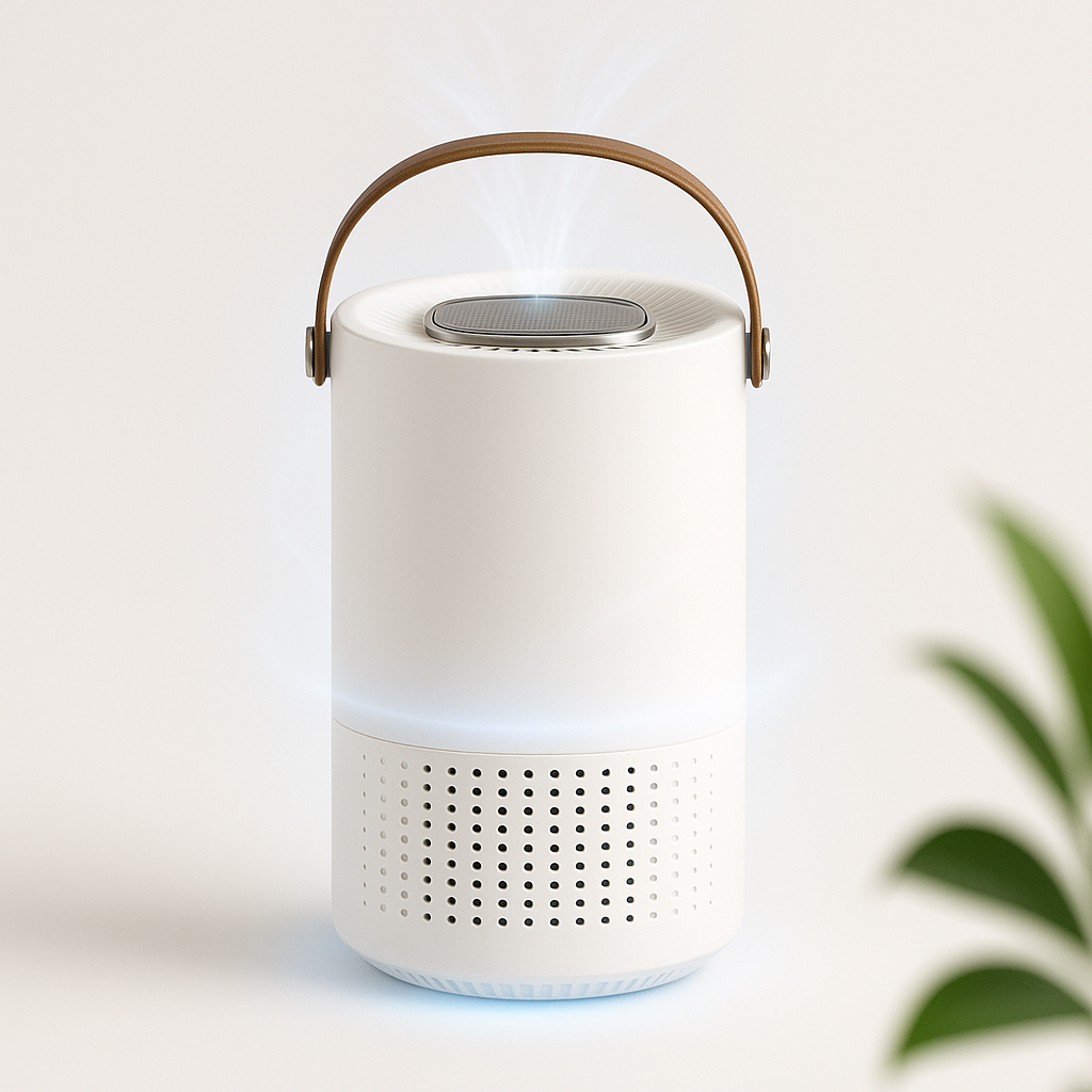 Compact HEPA Air Purifier with 3-Stage Filtration System