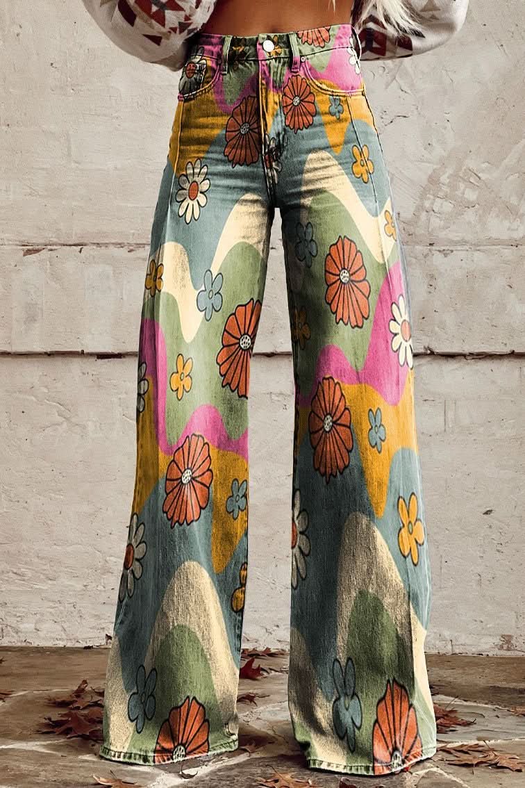 Breathable Baggy Denim Jeans - Relaxed Summer Fit