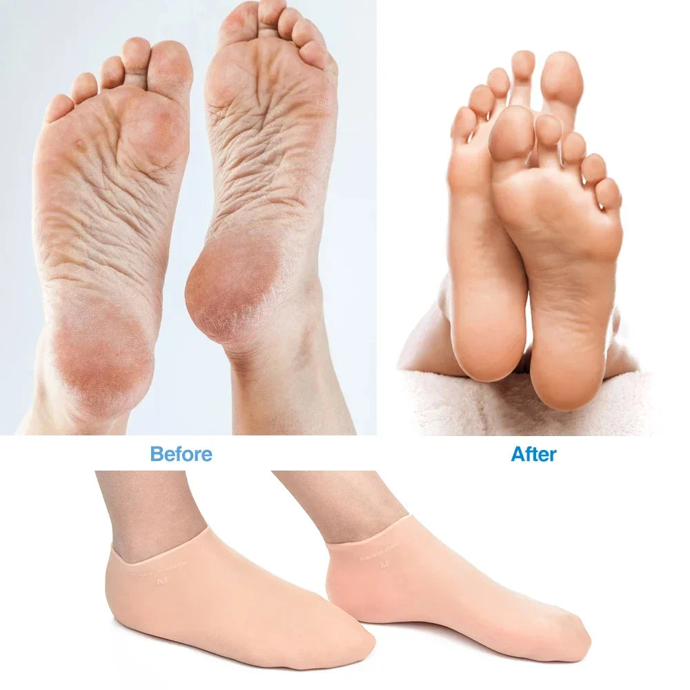 Silicone Water Socks - Non-Slip Beach and Swim Shoes