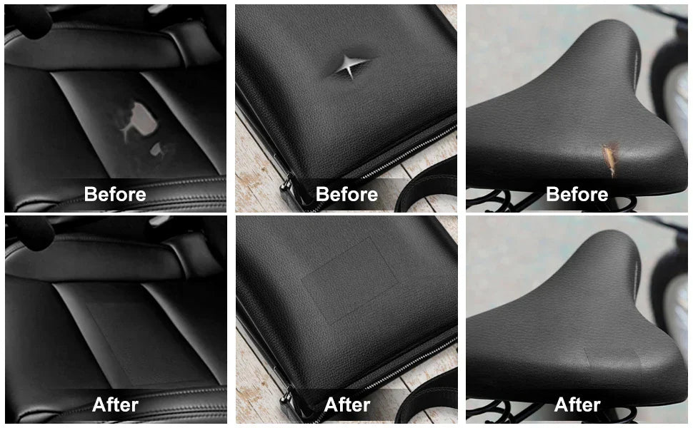 Self-Adhesive Leather Repair Patch for Furniture & Car Interiors