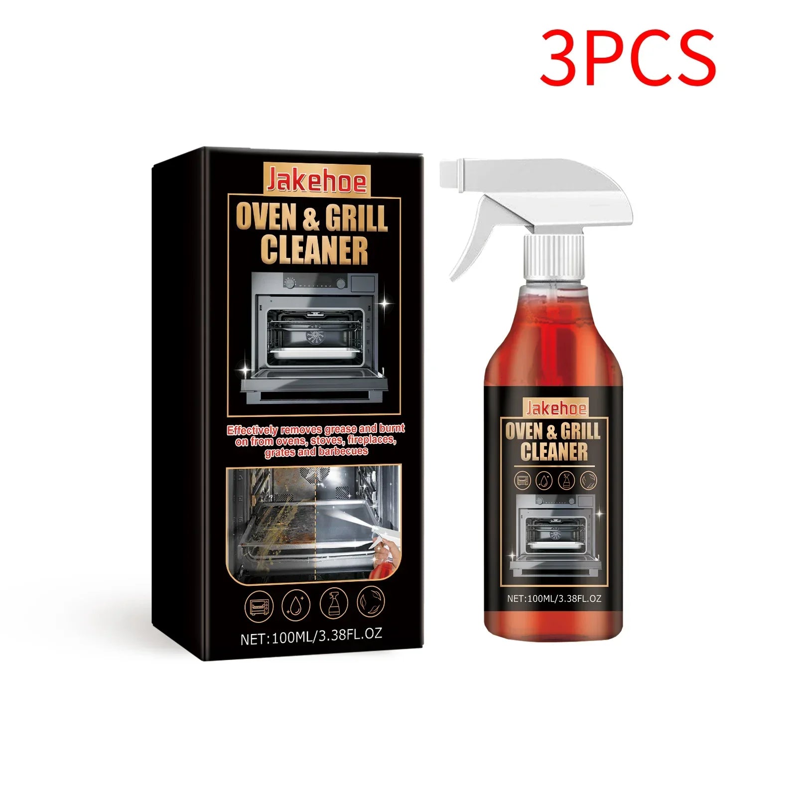 Heavy-Duty Oven & Grill Cleaner - Grease Removal Spray