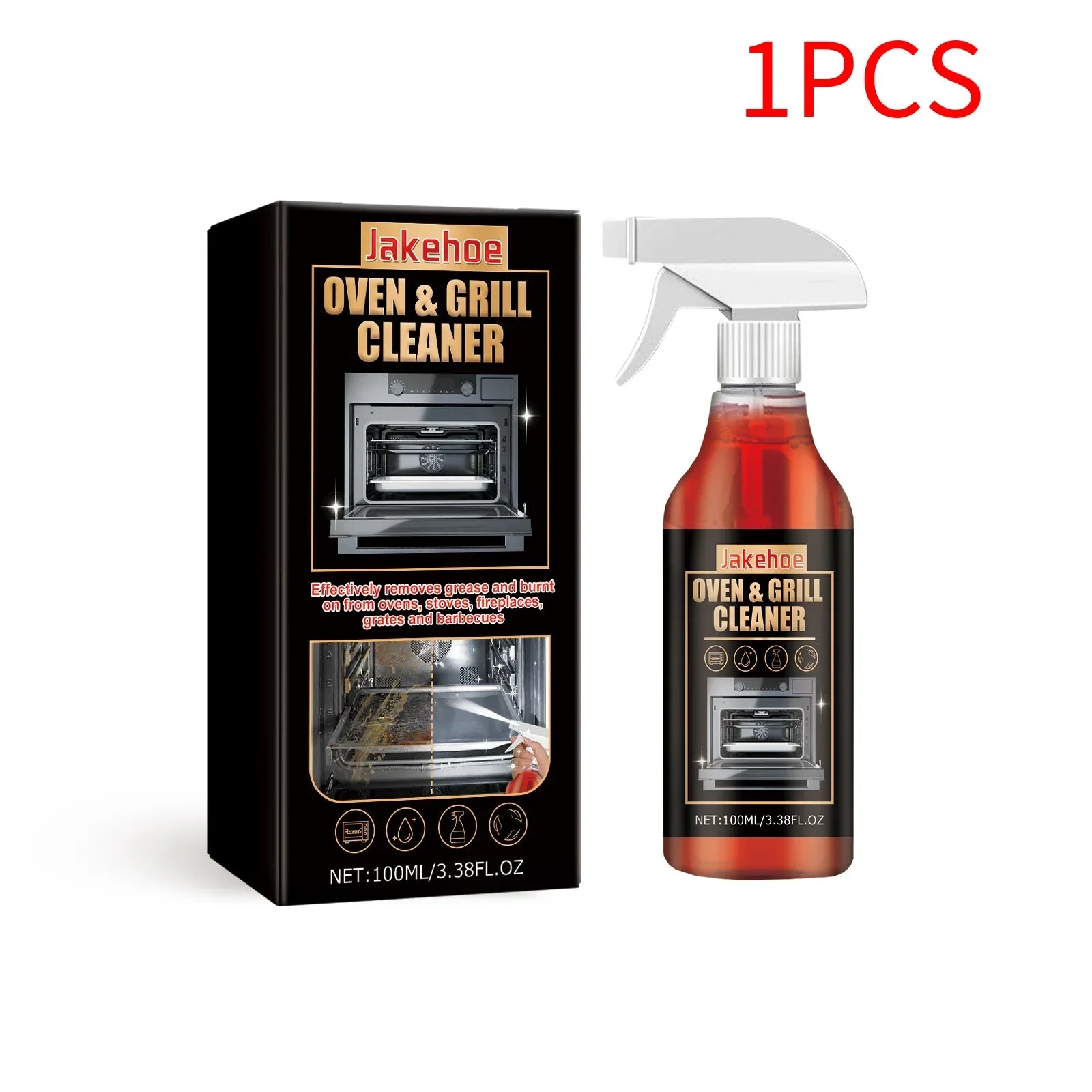 Heavy-Duty Oven & Grill Cleaner - Grease Removal Spray