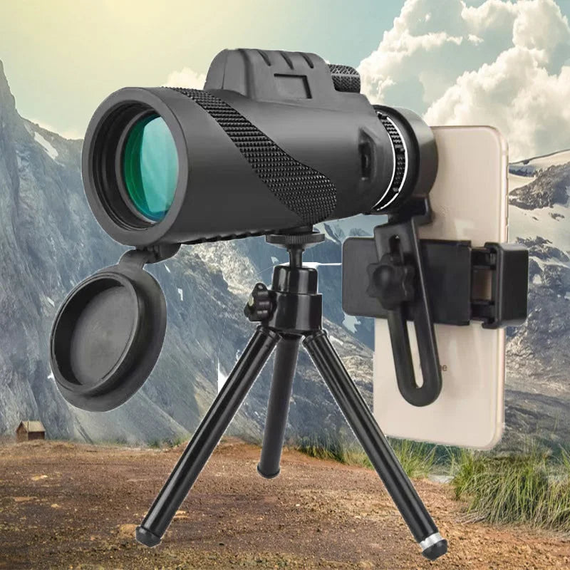 Professional Monocular Telescope - 80x Magnification BAK4 Prism