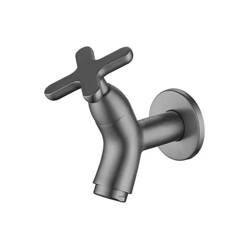 BrassFlow Wall-Mounted Cold Water Tap, Solid Brass