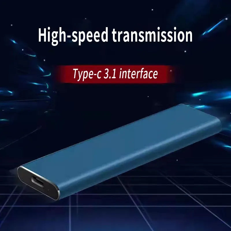 Portable 4TB External Hard Drive | Ultra-Thin USB-C