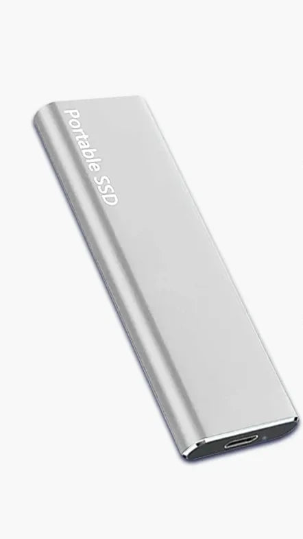 Portable 4TB External Hard Drive | Ultra-Thin USB-C