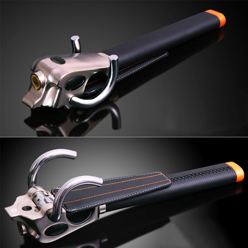 Heavy-Duty Steering Wheel Lock - Anti-Theft Security