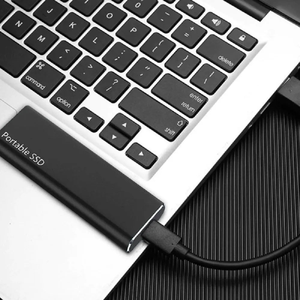 Portable 4TB External Hard Drive | Ultra-Thin USB-C
