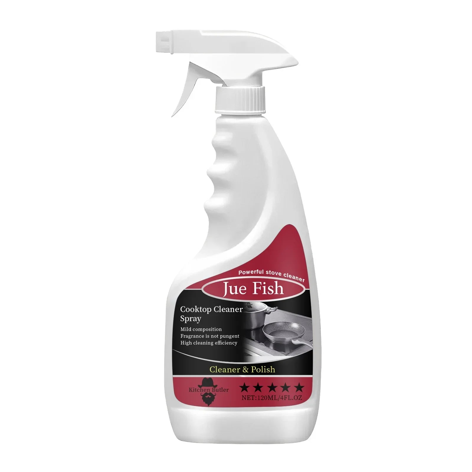 Cooktop Cleaner Spray - Heavy Duty Grease & Grime Remover