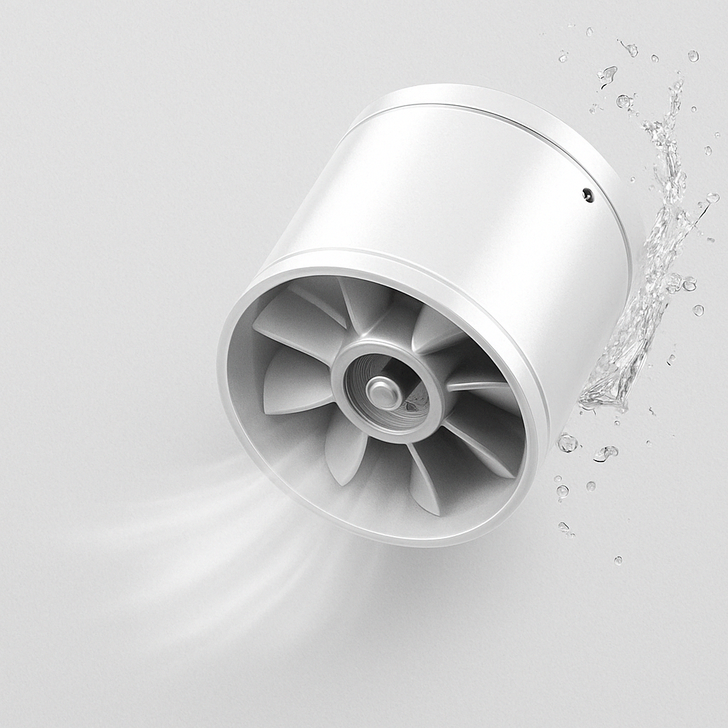 Silent Extractor Fan - Powerful Copper Motor Ventilation