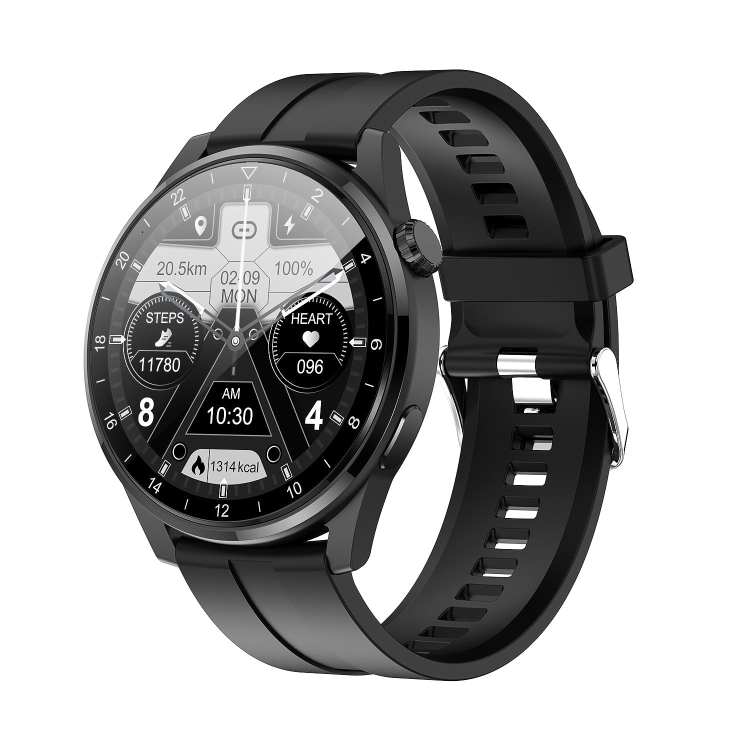 Smart Watch with Wrist-Based Glucose Tracking & IP67 Rating
