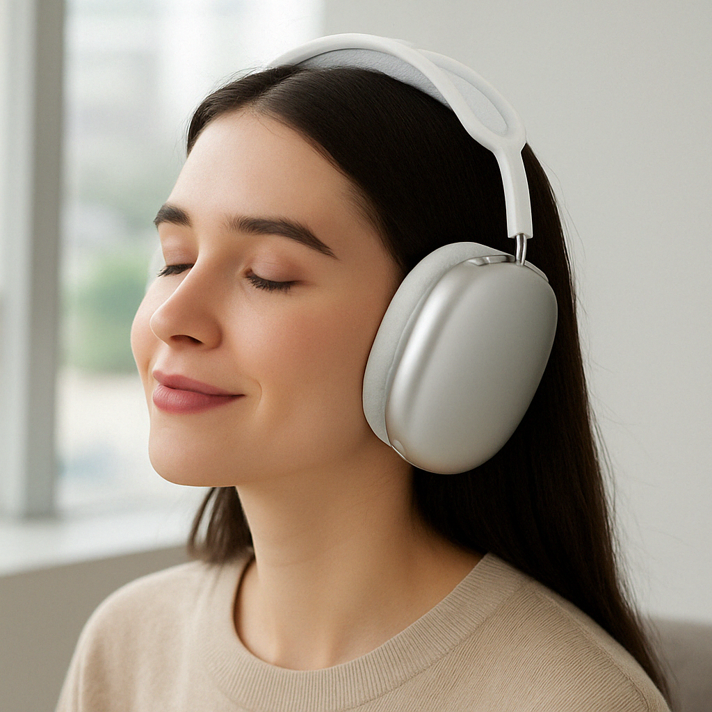 Wireless Over-Ear Bluetooth Headphones with Noise Cancelling