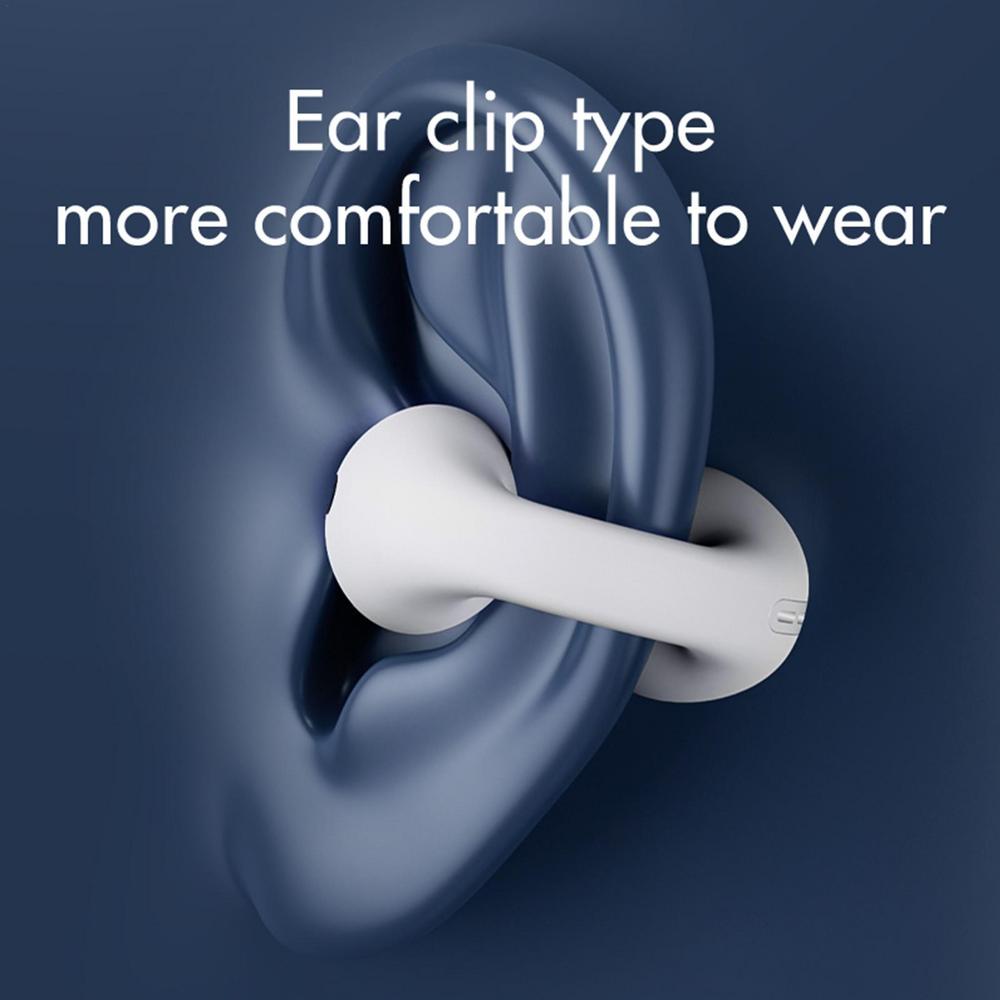 Bone Conduction Wireless Earbuds, Open-Ear Design