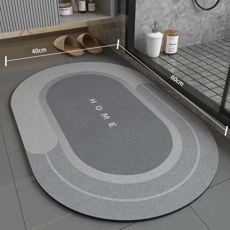 Super Absorbent Non-Slip Bathroom Mat, 40x60cm