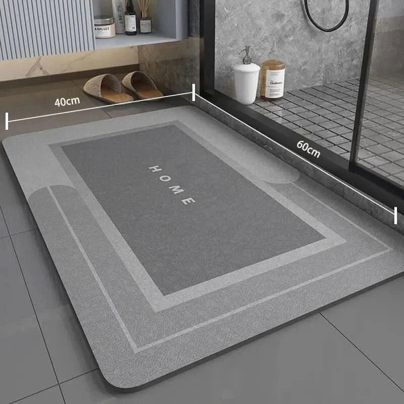 Super Absorbent Non-Slip Bathroom Mat, 40x60cm