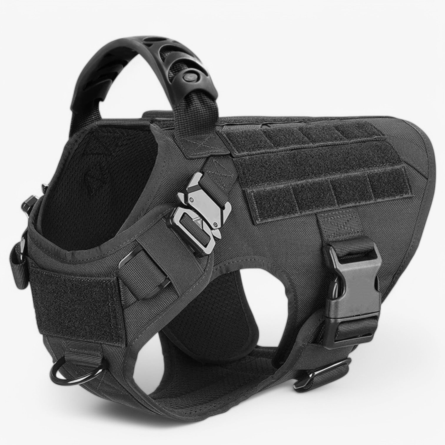 Tactical Dog Training Harness with Quick-Release Handle
