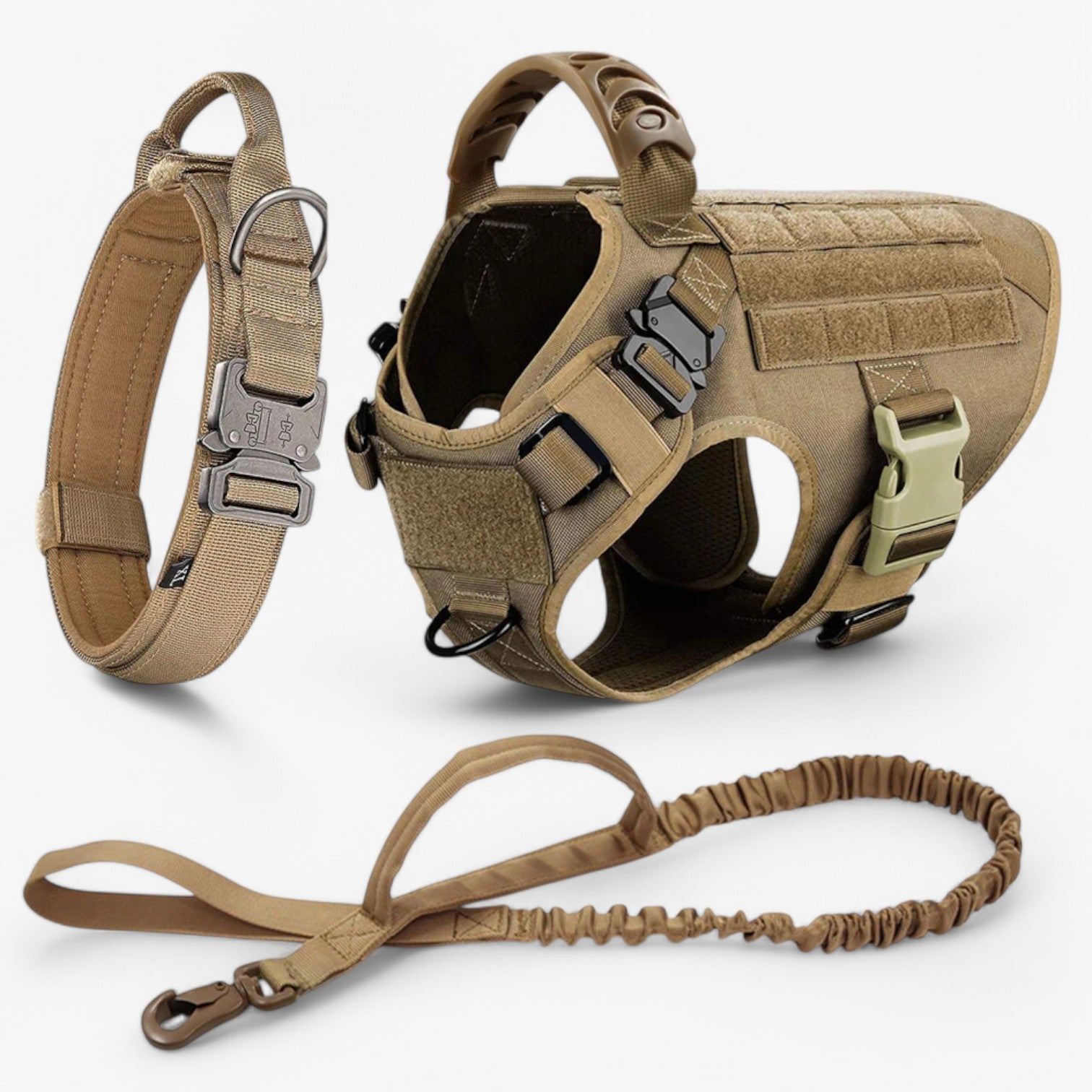 Tactical Dog Training Harness with Quick-Release Handle