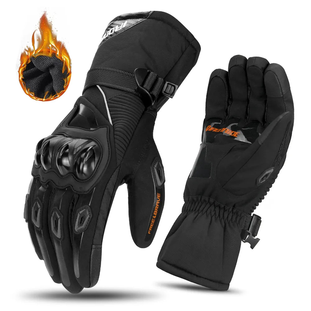 Motorcycle Winter Gloves - Waterproof Insulated Riding Gloves