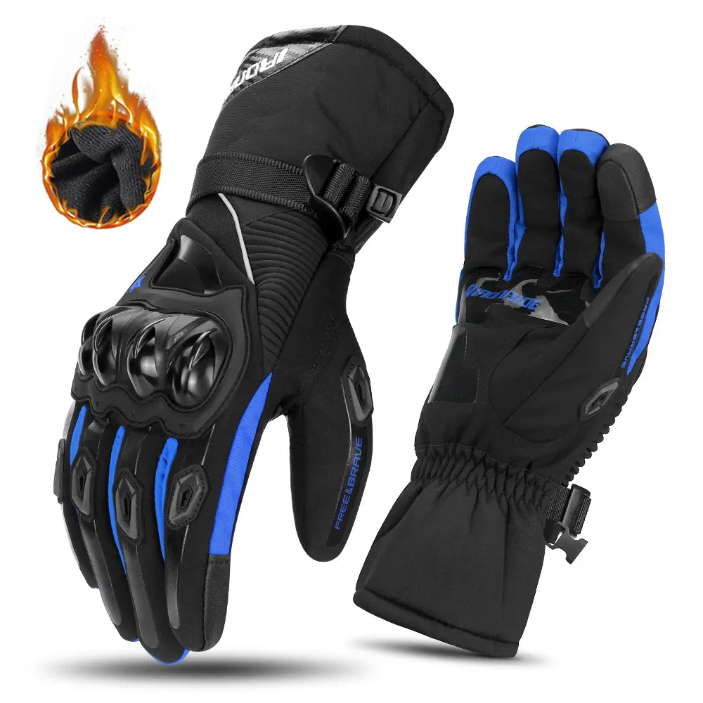 Motorcycle Winter Gloves - Waterproof Insulated Riding Gloves