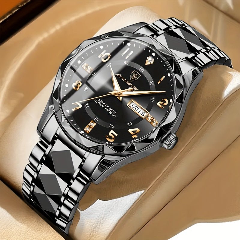 Men's Multifunctional Sports Watch | Waterproof Two-Tone