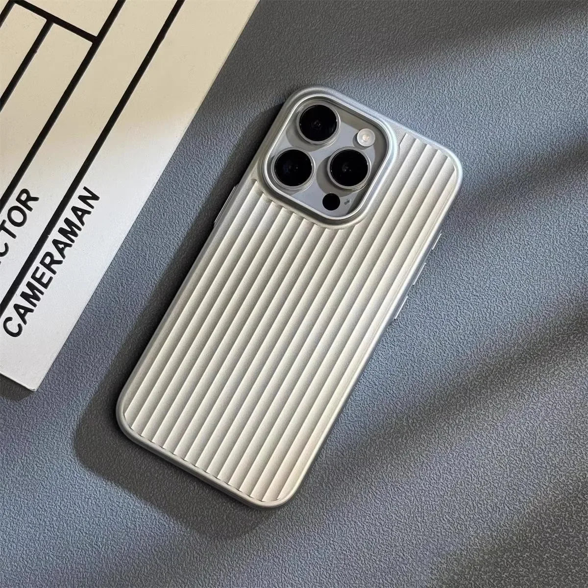 Ribbed Aluminium Phone Case - Slim Protective Cover