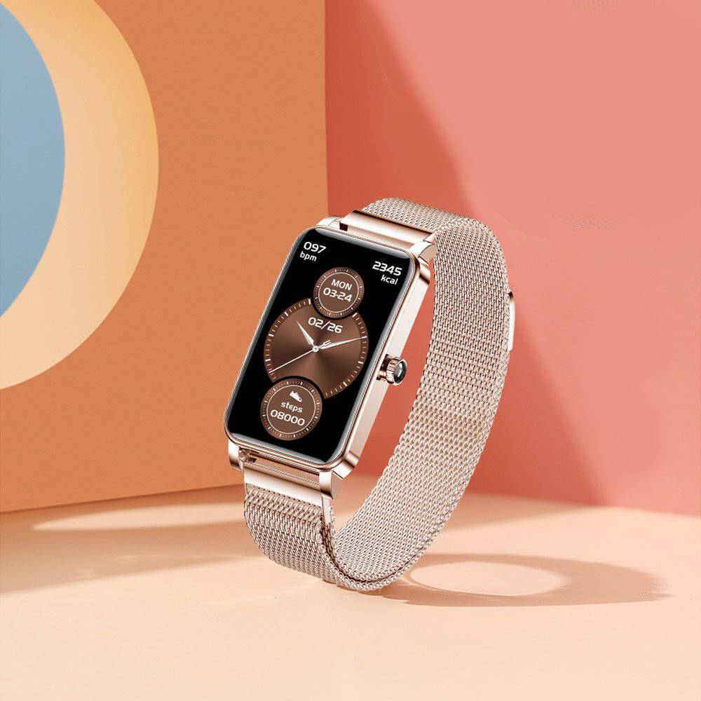 Zelina Women's Smartwatch, Fitness Tracker with Notifications