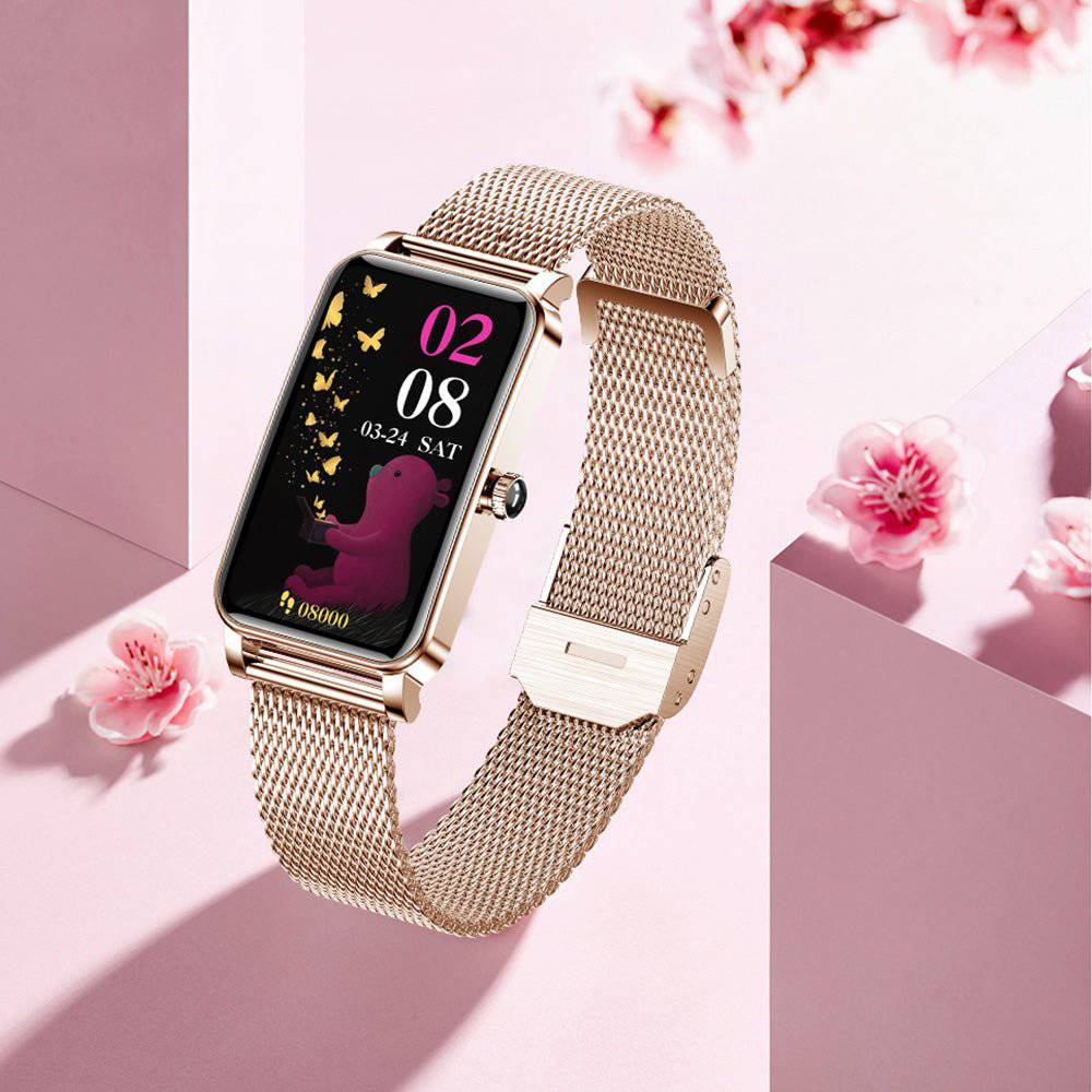 Zelina Women's Smartwatch, Fitness Tracker with Notifications