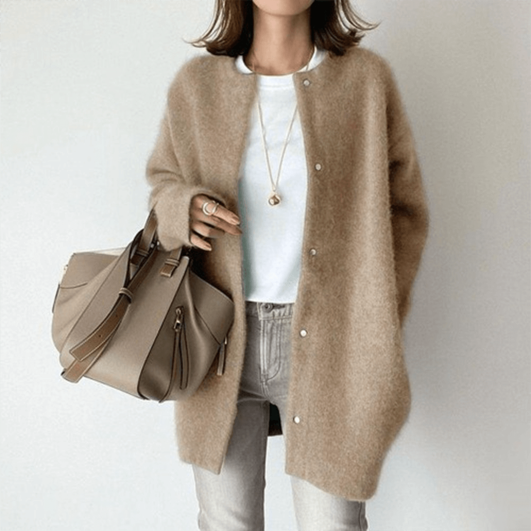 Women's Elegant Knit Cardigan - Lightweight Layer