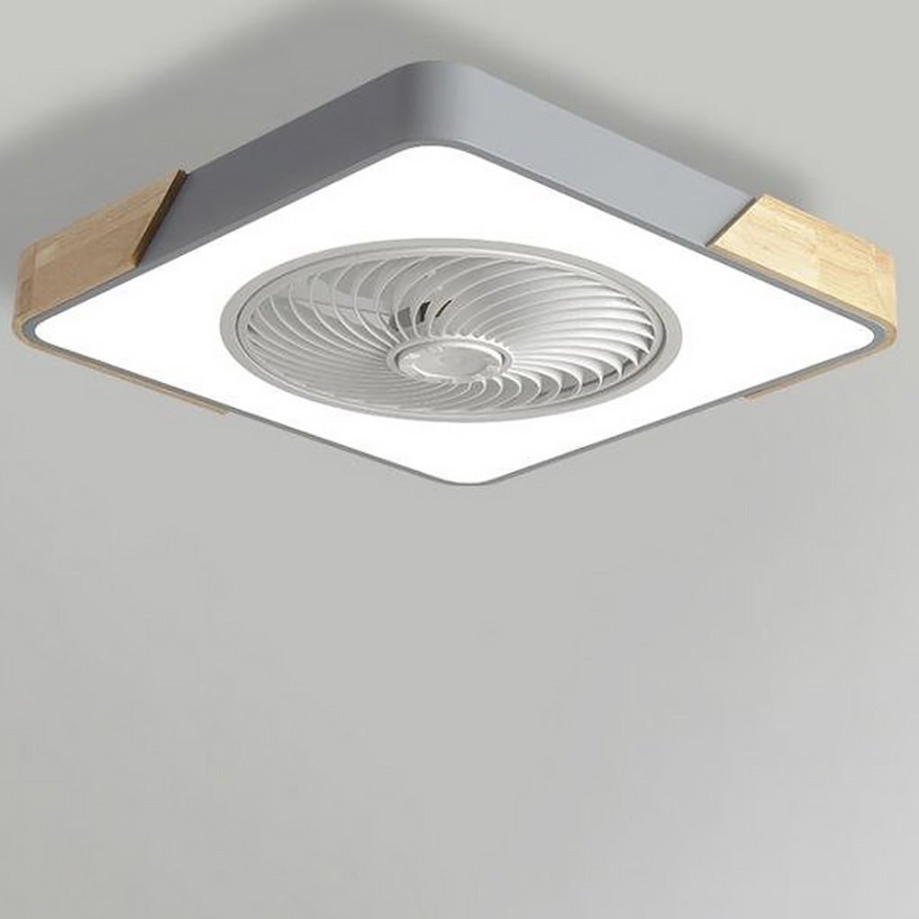Integrated LED Bladeless Ceiling Fan Light with Remote