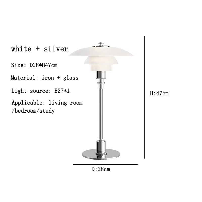 Contemporary Danish Table Lamp - Warm LED Ambient Light