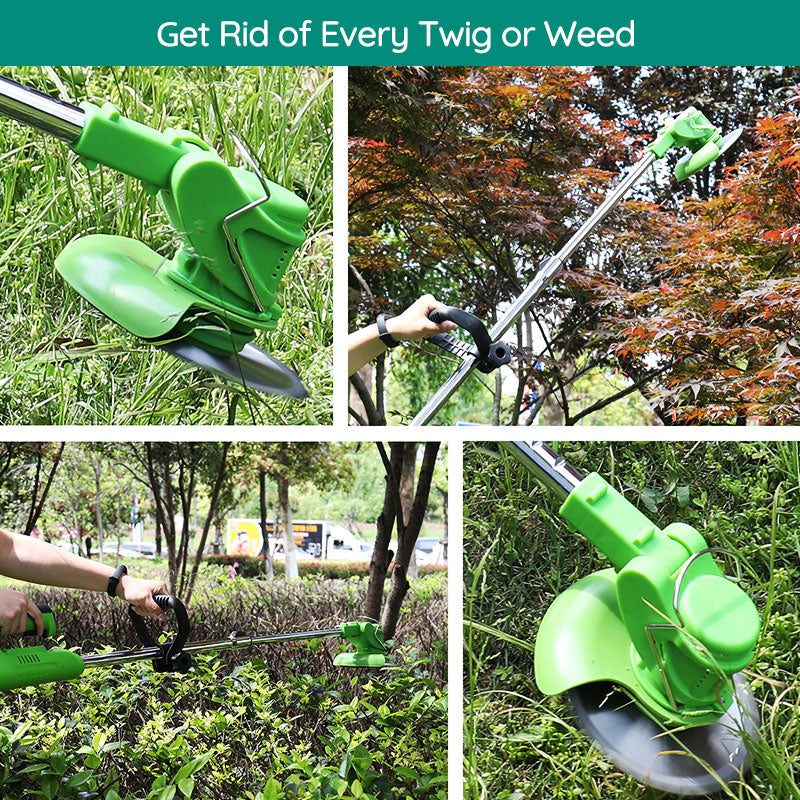 Cordless Electric Grass Trimmer for Effortless Garden Care