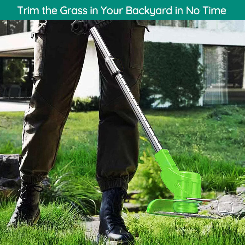 Cordless Electric Grass Trimmer for Effortless Garden Care