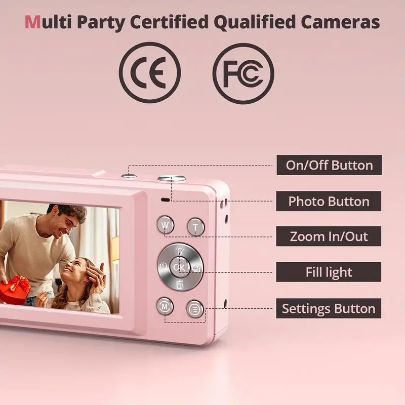 Compact Digital Camera - 1080p HD Video Recording