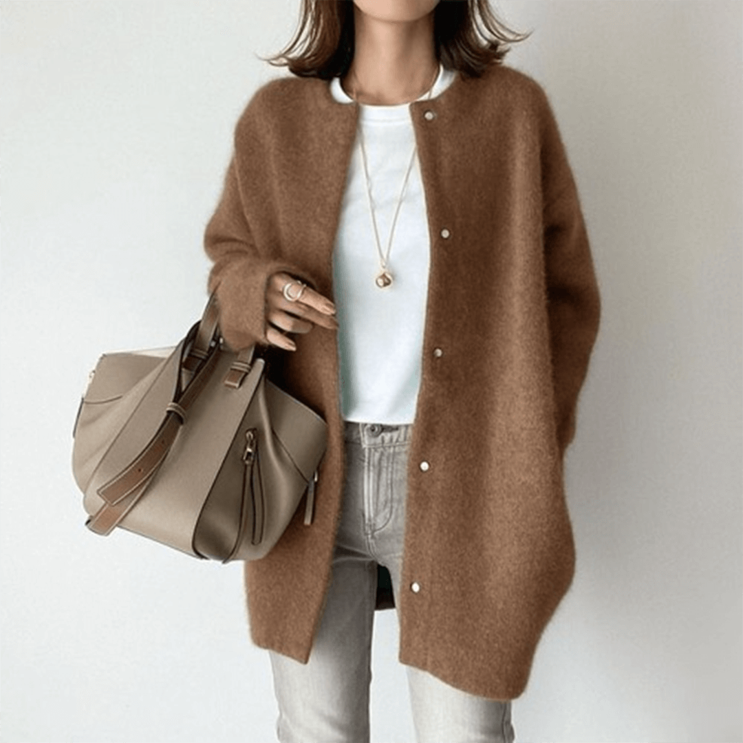 Women's Elegant Knit Cardigan - Lightweight Layer