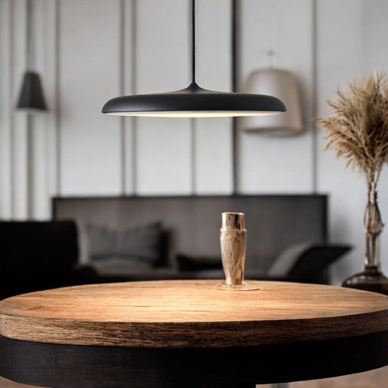 Scandinavian LED Pendant Light - Metal & Acrylic Design