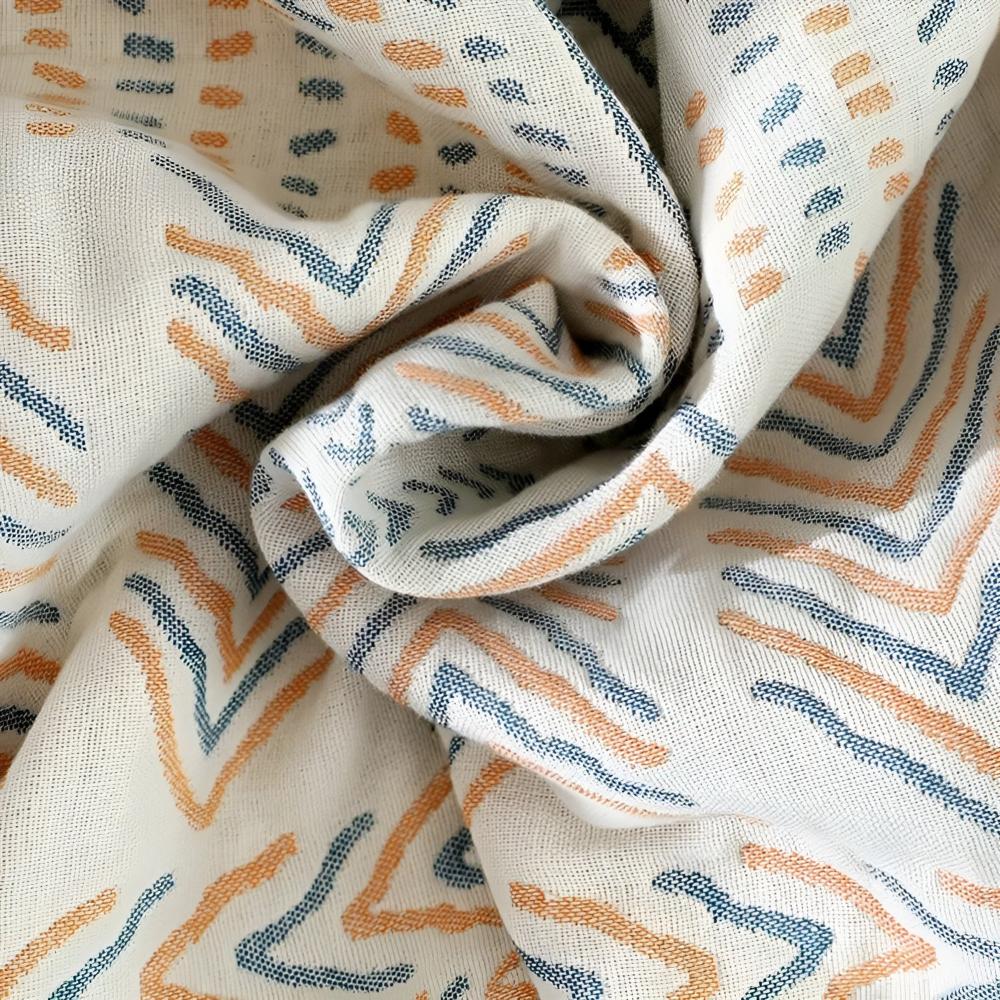 Reversible Cotton Throw Blanket - Cosy Dual-Sided Sofa & Bed Throw