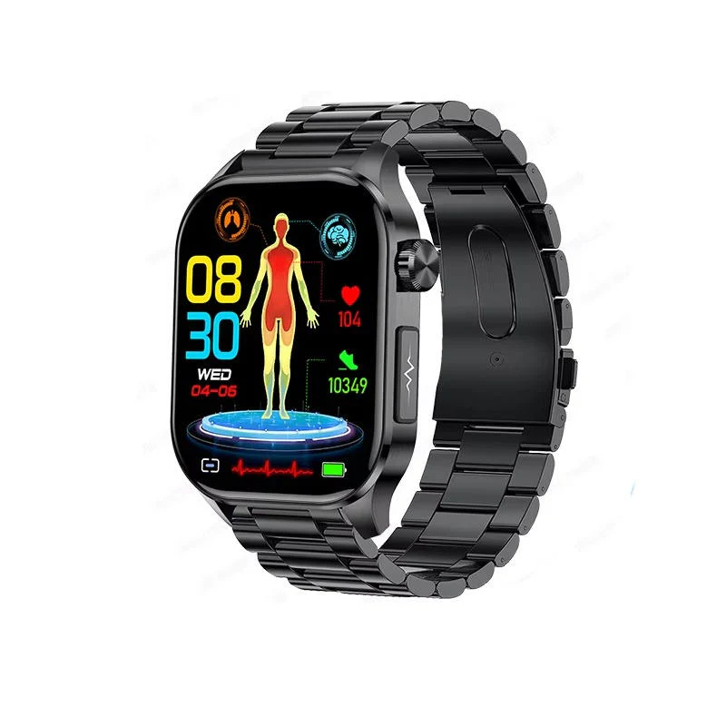 Senior Smartwatch with Heart Rate, SpO2 & Alert Feature