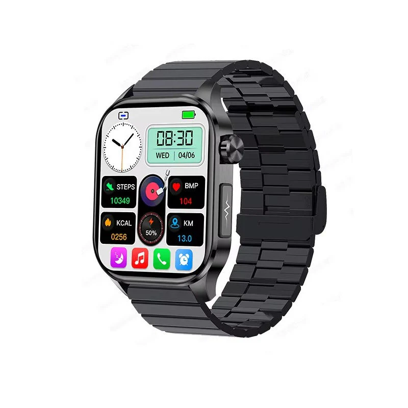 Senior Smartwatch with Heart Rate, SpO2 & Alert Feature