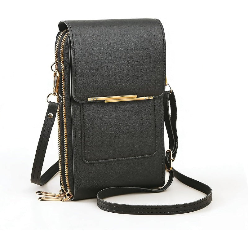 RFID Anti-Theft Crossbody Phone Wallet, Fits 6.7" Phones