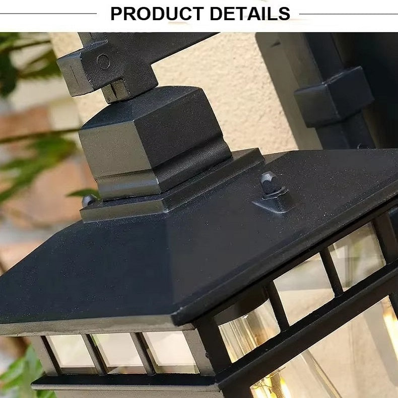 Outdoor Waterproof Lantern Wall Light, E27 Fitting