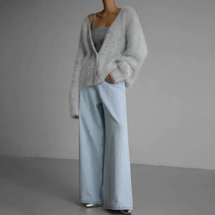 Women's Cashmere-Feel Cardigan - Ultimate Softness & Comfort