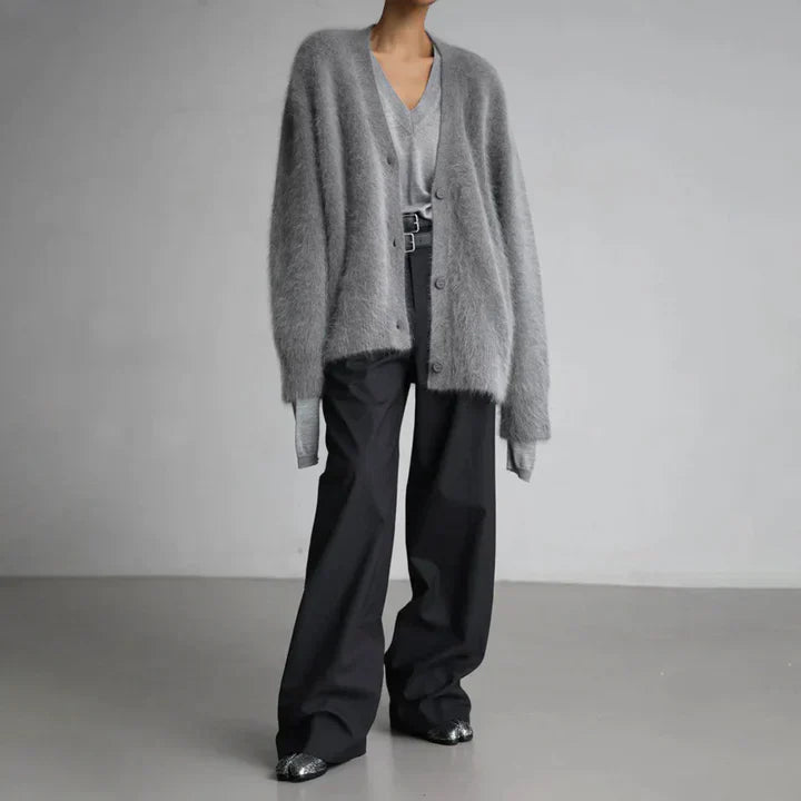 Women's Cashmere-Feel Cardigan - Ultimate Softness & Comfort