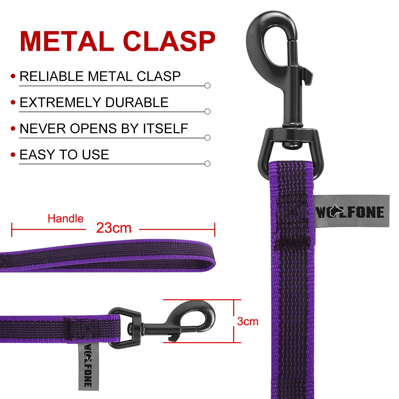 Extra Long Waterproof Dog Lead with Comfy Handle