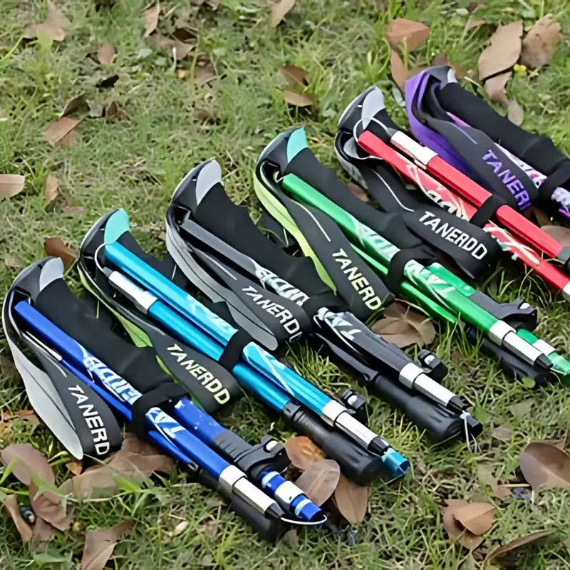 Foldable Aluminum Trekking Pole for Hiking & Trails
