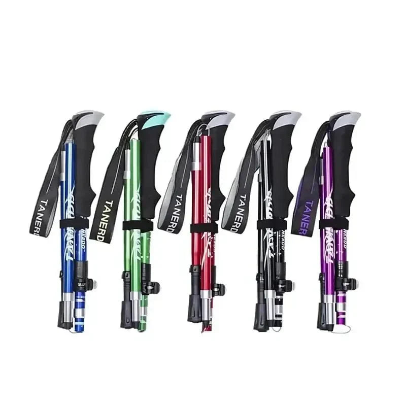 Foldable Aluminum Trekking Pole for Hiking & Trails