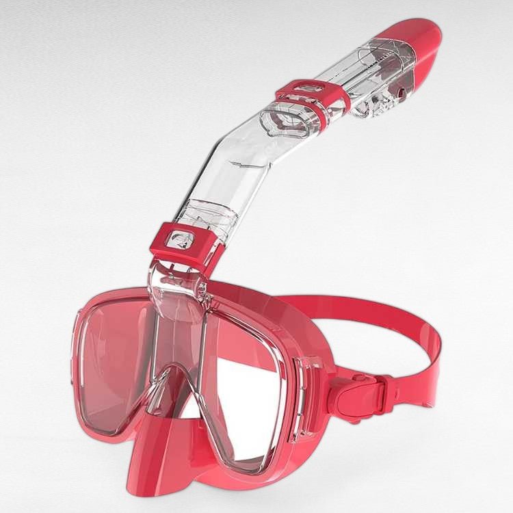Foldable Full-Face Snorkel Mask with 180° Panoramic View