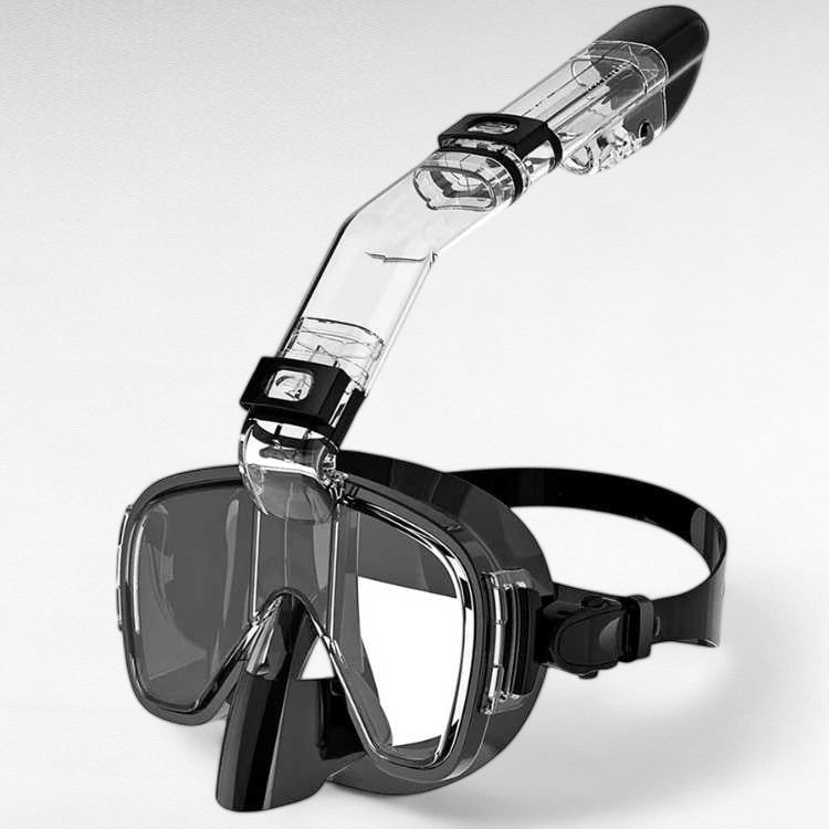 Foldable Full-Face Snorkel Mask with 180° Panoramic View