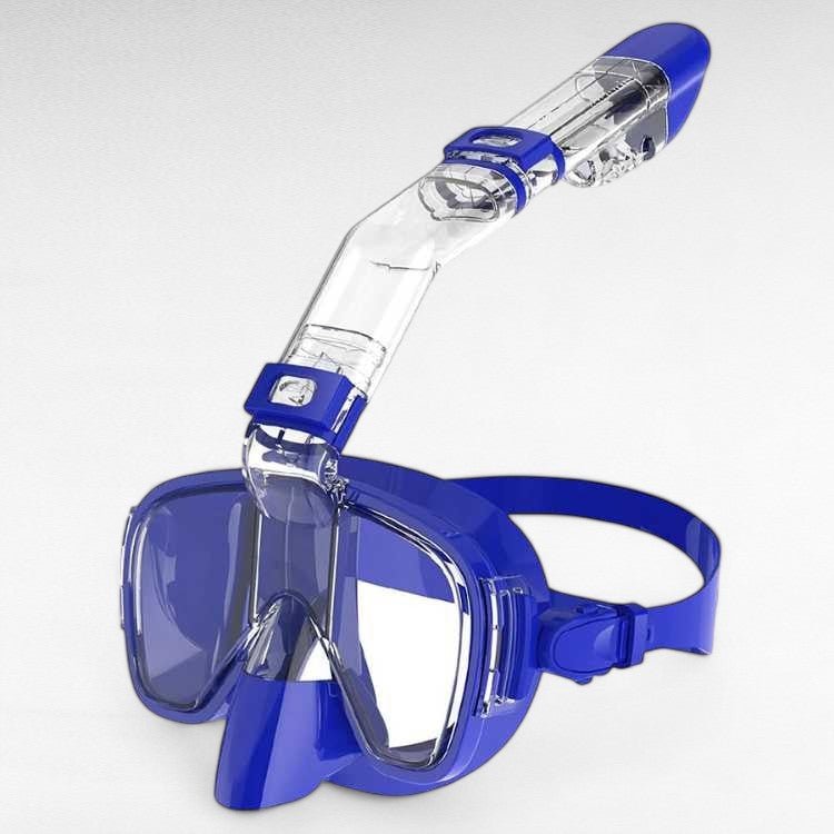 Foldable Full-Face Snorkel Mask with 180° Panoramic View